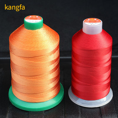Material cónico Filamento de costura de plástico Tex45 120D/3 Filamento de unión de nylon para alta resistencia