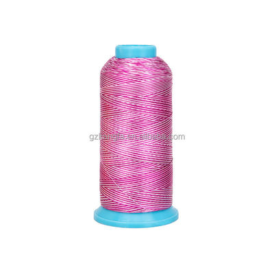 120D/2 2 Cuenta de hilo Boho Polyester Hielo de bordado variado 4000 yardas 96 colores