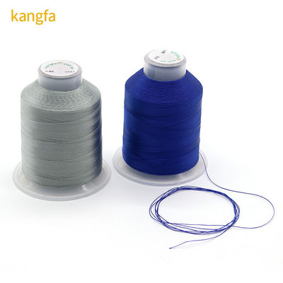 100g 210D/3 de alta resistencia 100% Cone Spun Polyester hilo de costura para zapatos de cuero hecho