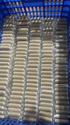 Tejido a mano resistente a los productos químicos de poliéster de 0,35 mm, hilo encerado para la fabricación de cuero