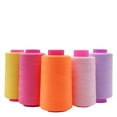 Fabricantes hilo de costura de poliéster industrial de 100 puntas 40/2 Ideal para vestidos teñidos