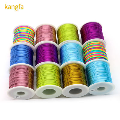 Accesorios de pulseras de 2 mm de perlas de nylon elástico línea de nudo chino para la fabricación de joyas
