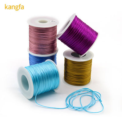 Cordón de nudo chino / cuerda / hilo 1 mm cuerda de cola de rata de nylon para diseño de cordón de seda trenzado