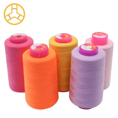Fabricantes hilo de costura de poliéster industrial de 100 puntas 40/2 Ideal para vestidos teñidos