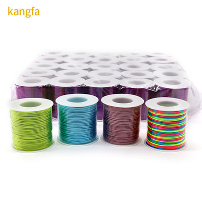 80m Nudo chino de cuerda de macrame 1mm de diámetro Polyester Cord Thread para la fabricación de joyas DIY