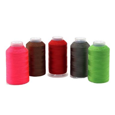 Filamento trenzado de poliéster para bordado en máquina 210d/2 150d/3 210d/3 Nylon de colores