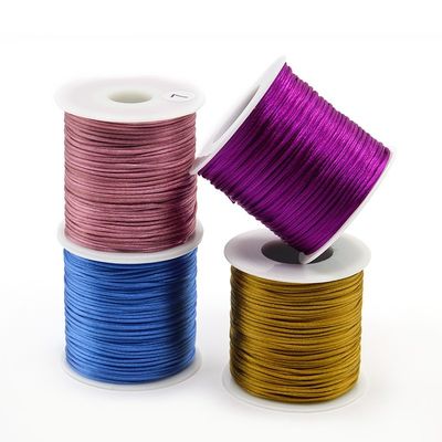 1mm 1.5mm 2mm cordón de cuerda de nylon cuerda de artesanía tejida para accesorios de nudos chinos