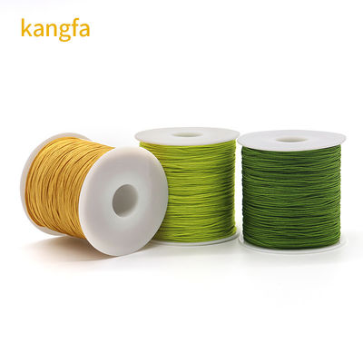 Cuerdas trenzadas de nylon para Kumihimo Brazalete de macrame Nudo chino Joyería 1mm 1.5mm