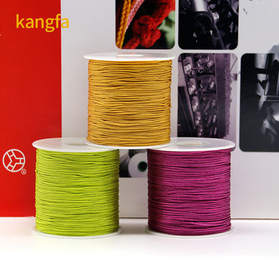 Cuerdas trenzadas de nylon para Kumihimo Brazalete de macrame Nudo chino Joyería 1mm 1.5mm