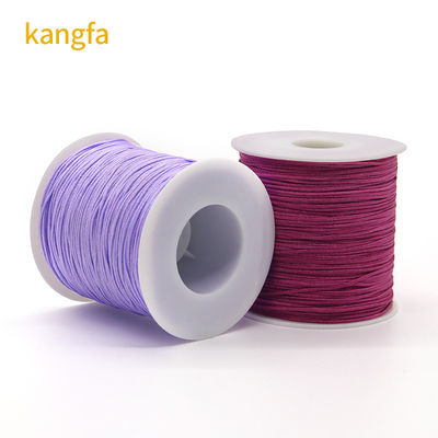 Cuerdas trenzadas de nylon para Kumihimo Brazalete de macrame Nudo chino Joyería 1mm 1.5mm