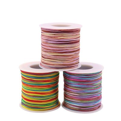 Cuerpo de collar tejido 1 mm para bricolaje hecho a mano cuerdas de cuerdas rojas hilos de joyería hilos de jade