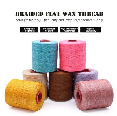 Coser a mano Cordón de cera artesanal para costura de cuero pesado Durable y versátil