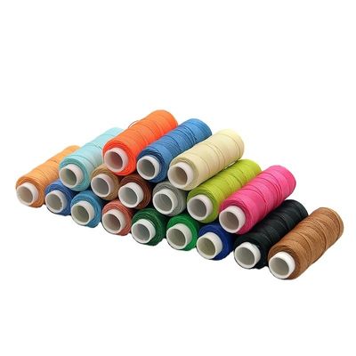 Cuero artesanía de bricolaje accesorios mercantilizados cordón de cuerda de hilo encerado por OEM ODM