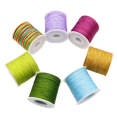 Taiwán hilo de jade trenzado joyería cuerda de nylon para bricolaje Nudo chino 0.8mm 1.0mm 1.5mm