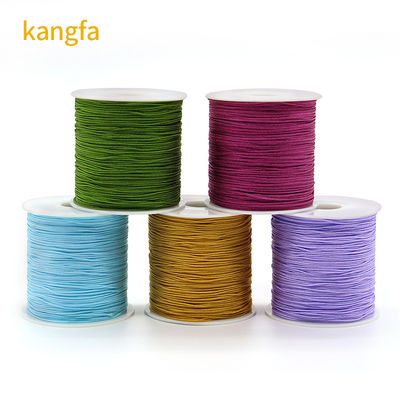 Cordón de joyería Negocio hilo de jade de 0,8 mm hilo de cordón de nylon para pulseras de nudos chinos