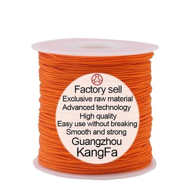50G 100M/Spool 300M/Spool Colorido hilo de nylon para el cordón chino de nudo de macramé