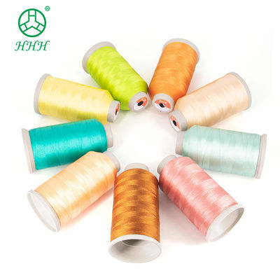Poliéster 50/3 Algodón 250 Yards Coser Yarn de la máquina de fabricación de hilo 3Cord Blanco 1000M Cono
