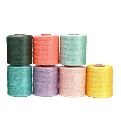 400G Poliéster / cera 250d/16 hilo de espesor plano para bolso de cuero manual de rueda de mano