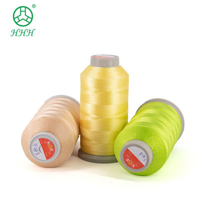 Poliéster 50/3 Algodón 250 Yards Coser Yarn de la máquina de fabricación de hilo 3Cord Blanco 1000M Cono