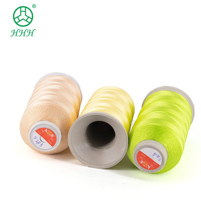Poliéster 50/3 Algodón 250 Yards Coser Yarn de la máquina de fabricación de hilo 3Cord Blanco 1000M Cono