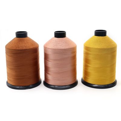 210D/3 3000 yardas de hilo de nylon unido para tapicería de trabajo pesado de cuero y tejidos para cabello