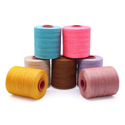 Alta viscosidad impermeable 1 mm hilo de cera plana para costura de cuero y unión de moscas 400G