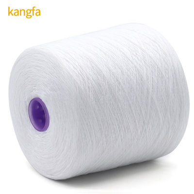 Blanco 1,25 kg 40/2 20/3 30/3 100% de poliéster espugna para OEM en patrón blanco crudo