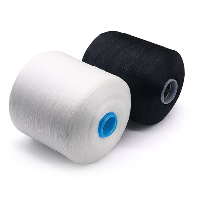 Blanco 1,25 kg 40/2 20/3 30/3 100% de poliéster espugna para OEM en patrón blanco crudo