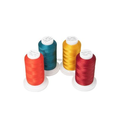 Poliéster / viscosa 120d / 2 Hielo multicolor para máquina de bordado Muestra Enviar 30g