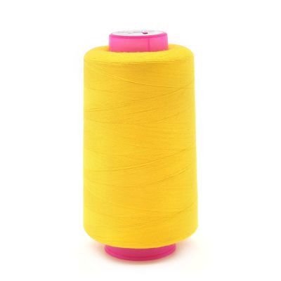 4 grandes conos de hilos de poliéster blanco para coser colchas duraderas OEM ODM aceptado