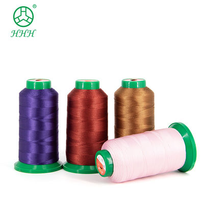 Filamento de poliéster de costura 210d de 3 capas de nylon de alta tenacidad para un rendimiento de costura más fuerte
