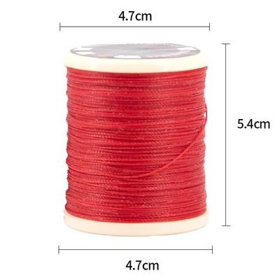 30 g 0,6 mm Hielo de costura con núcleo de filamento de alta tenacidad para hilo de poliéster unido con cera