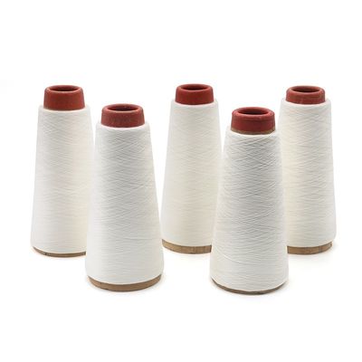 20/2 40/2 hilo de costura de poliéster espumado patrón blanco encerado 100% Polyester a granel