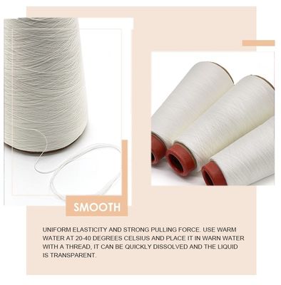 20/2 40/2 hilo de costura de poliéster espumado patrón blanco encerado 100% Polyester a granel