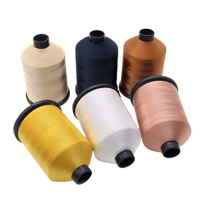 Filamentos de costura de 1 lb de nylon66 69 filamentos de poliéster para zapatos de cuero