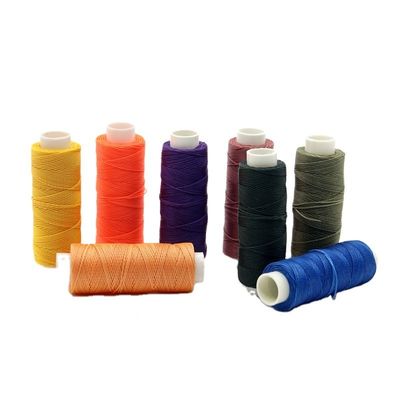 12g 60m de hilo espuñado Coser a mano Coser hilo encerado para cuero bricolaje 80 colores a medida