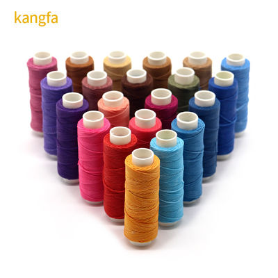 12g 60m de hilo espuñado Coser a mano Coser hilo encerado para cuero bricolaje 80 colores a medida