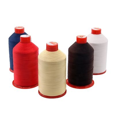 El hilo de la máquina de coser industrial Rainbow Tex 70 Bonded Nylon 66 con baja contracción