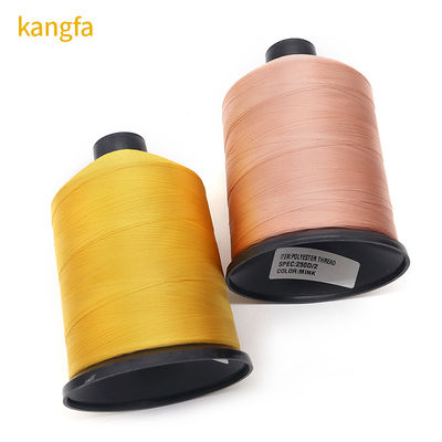 El patrón de tela teñida Tex35 Tex45 Tex70 de alta resistencia de hilo de nylon de unión multicolor para sofá
