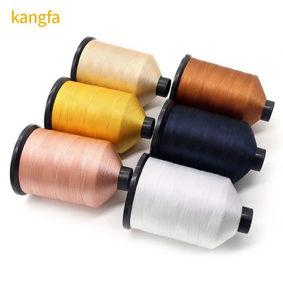 El patrón de tela teñida Tex35 Tex45 Tex70 de alta resistencia de hilo de nylon de unión multicolor para sofá