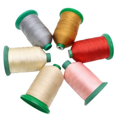 Filamento de poliéster de alta tenacidad para zapatos/bolsas/bolsas de té teñidas con patrón de cuero