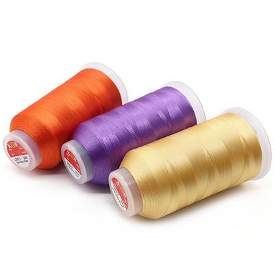 4000 Yard 120d/2 100% Filamento de poliéster Hijo 40s/2 para la máquina de bordado Boho 5000m