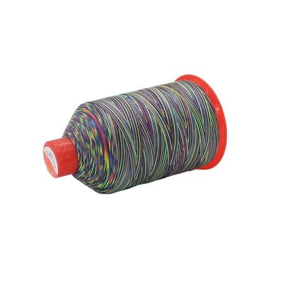 250 g/rollo Filamento de poliéster rosa neón personalizado para plantilla de cuero