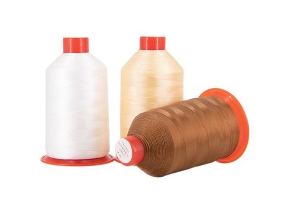 Tex70 Mediano y pesado hilo de nylon unido 210D/3 3000M para tapicería de costura de lienzo