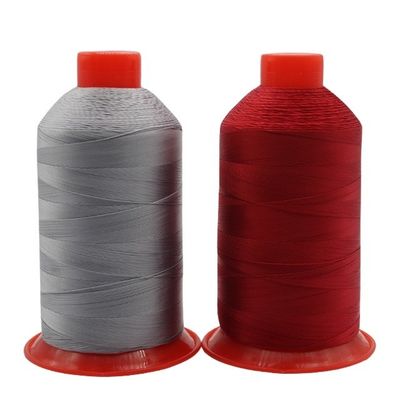 Tex70 Mediano y pesado hilo de nylon unido 210D/3 3000M para tapicería de costura de lienzo