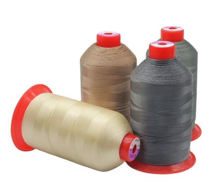 Tex70 Mediano y pesado hilo de nylon unido 210D/3 3000M para tapicería de costura de lienzo
