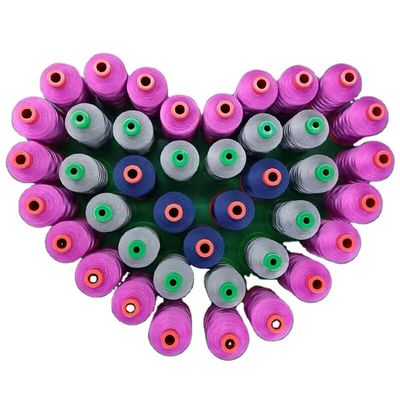 Tex70 Mediano y pesado hilo de nylon unido 210D/3 3000M para tapicería de costura de lienzo