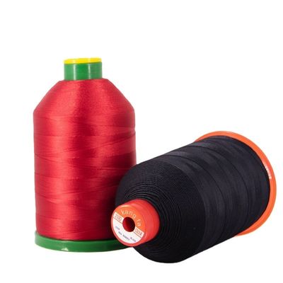 Resistencia a la abrasión 250G Enlazado de hilo de nylon de patrón teñido 100% de costura de nylon enlazado