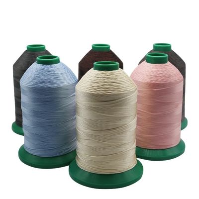 400 g Rollos de hilo trenzado de 1 mm 210D/16 hilo de poliéster sin cera para la industria textil