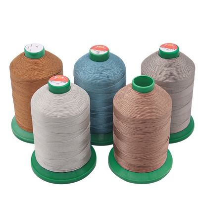 400 g Rollos de hilo trenzado de 1 mm 210D/16 hilo de poliéster sin cera para la industria textil